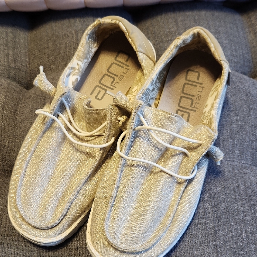 Hey Dude Light Tan Slip-On Shoes